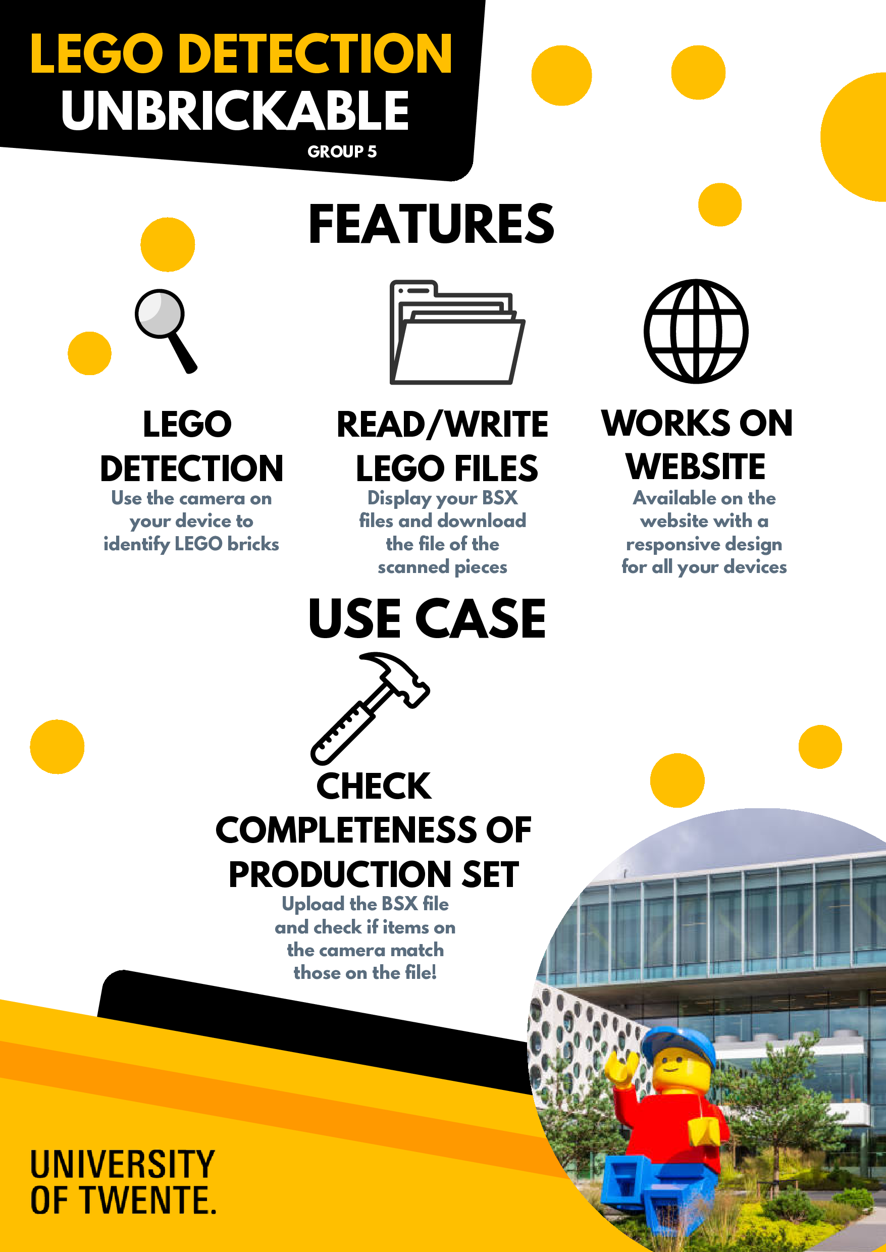 Poster, LEGO bricks recognition system