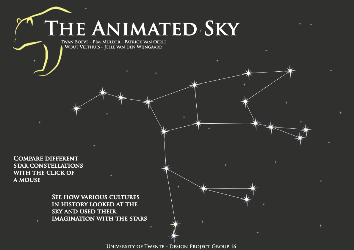 Poster, The Animated Sky